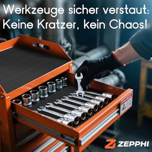 Universal Antirutschmatte 100x60cm Zuschneidbar und rutschfeste - Wasserdicht Kofferraummatte - Antirutschmatte Auto - Gummimatte außenbereich - Kofferraum Schutzmatte - Schubladenmatte