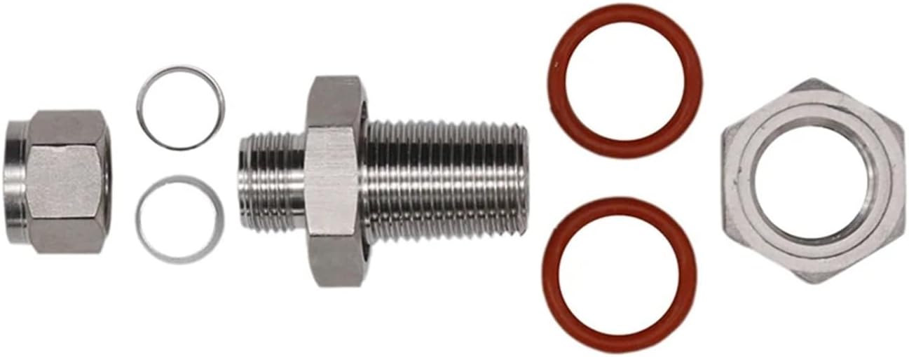 Brewing Accessories Heat Exchange Recirculatin Coil Weldless Bulkhead for 1/2" OD. Tube, 1/2" Male NPT x 1/2" Compression Brewing Accessories