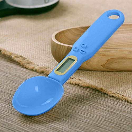 Colheres de medição digital com escamas de utensílios de cozinha para cozinhar