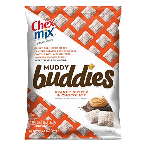 Chex Mix, Muddy Buddies, Peanut Butter and Chocolate, 10.5 Ounce (Pack of 4) image 2
