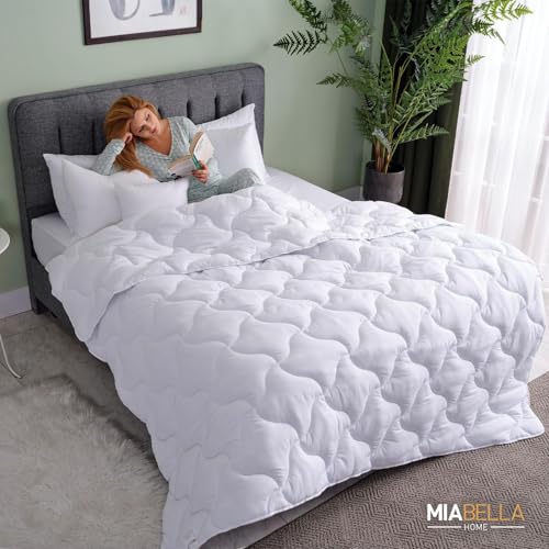 Edredón de microfibra de 300 g/m² transpirable para cama de 135x200 cm 8