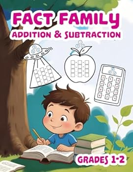 Fact Family Addition and Subtraction: 1st and 2nd Grade Math Practice Book