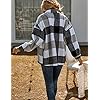UANEO-Womens-Casual-Plaid-Button-Down-Long-Sleeve-Wool-Blend-Shirt-Jacket-Shackets UANEO Womens Casual Plaid Shacket Button Down Fall Flannel Shacket Jacket Women (White-S)