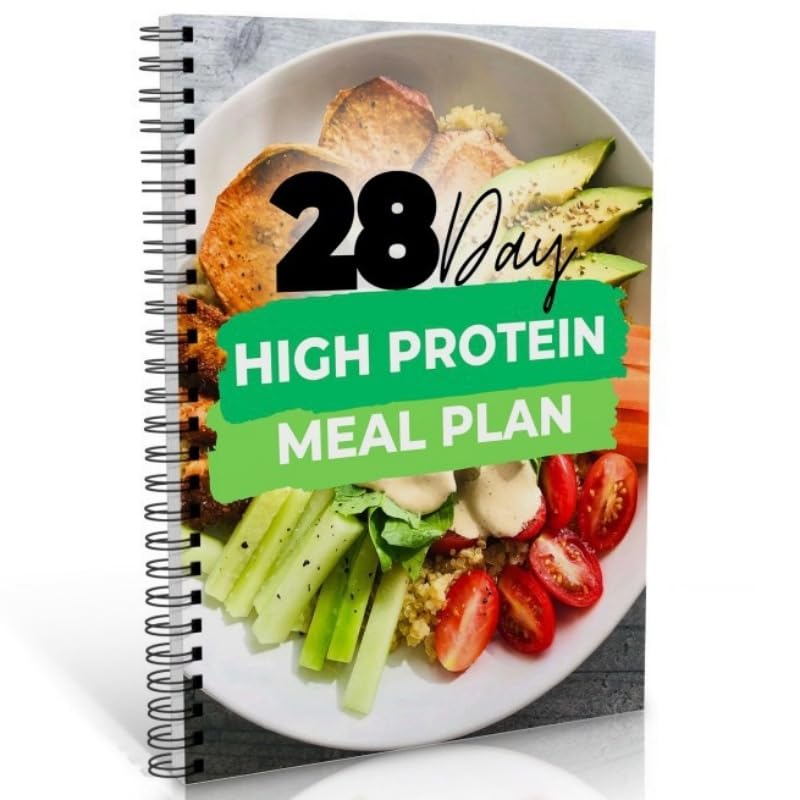 28-Tage-High-Protein Meal Prep Plan – Low-Carb Rezepte für Gewichtsverlust, Muskelzuwachs & Energie | Anfängerfreundlicher Fitness-Diätführer | Mahlzeitenplaner mit Portionskontrolle