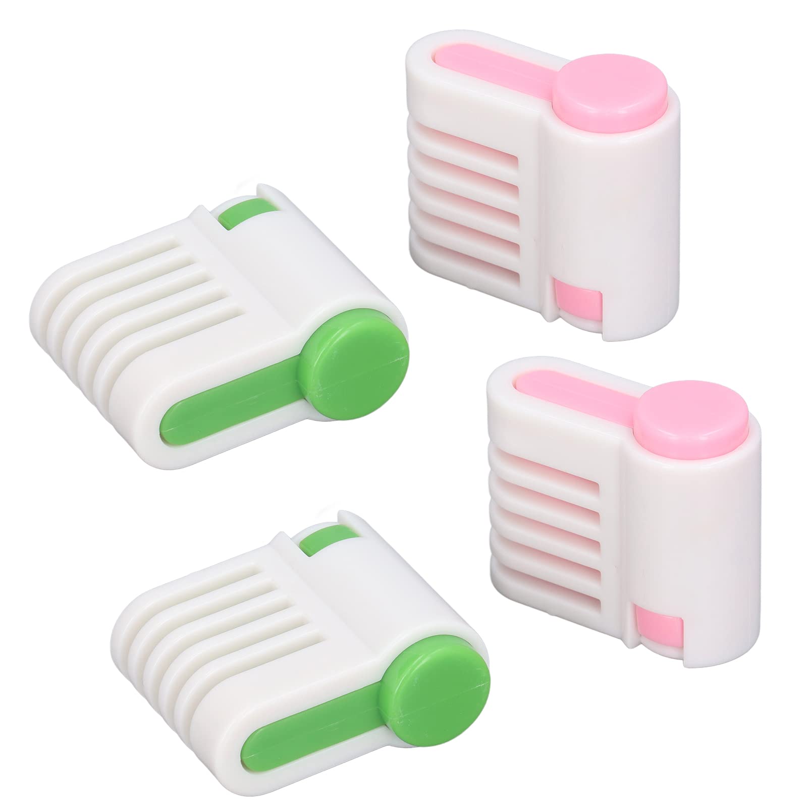 Bread Cutter, Bread Guide 5 Layers Bread, 4Pcs DIY Cake Leveler Cutter, Bread Auxiliary Divider Tool with Effective Layering Sourdough Bread for Household