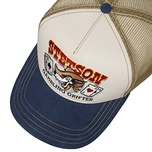 Stetson Gambling Grifter Trucker Cap Men Beige One Size #TOP1