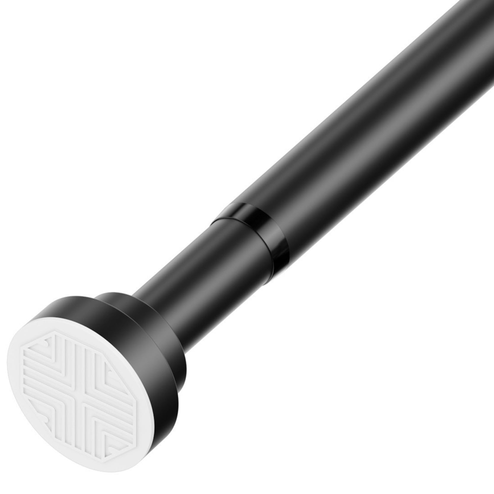 Barre de rideau de douche noire de 140-250 cm pour sublimer la décoration de la maison