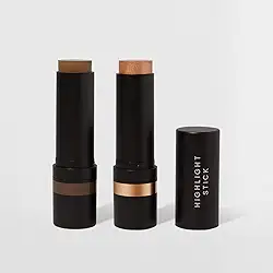 Kit Contorno em Bastão Marrom Médio + Iluminador em Bastão Bronze Océane Edition (2 Produtos)