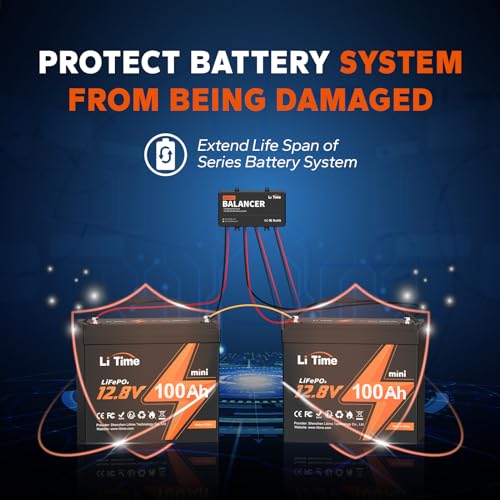 Image of LiTime 48V Battery Balancer, Active Equalizer for 24V /36V /48V Battery Banks