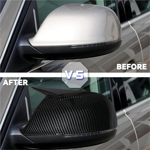 Cache rétroviseur carbone Audi Q5 SQ5 Q7 compatible Side Assist