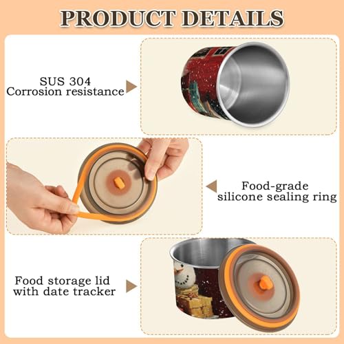 Contenedor para almacenamiento de café de acero inoxidable 500 ml miniatura 5