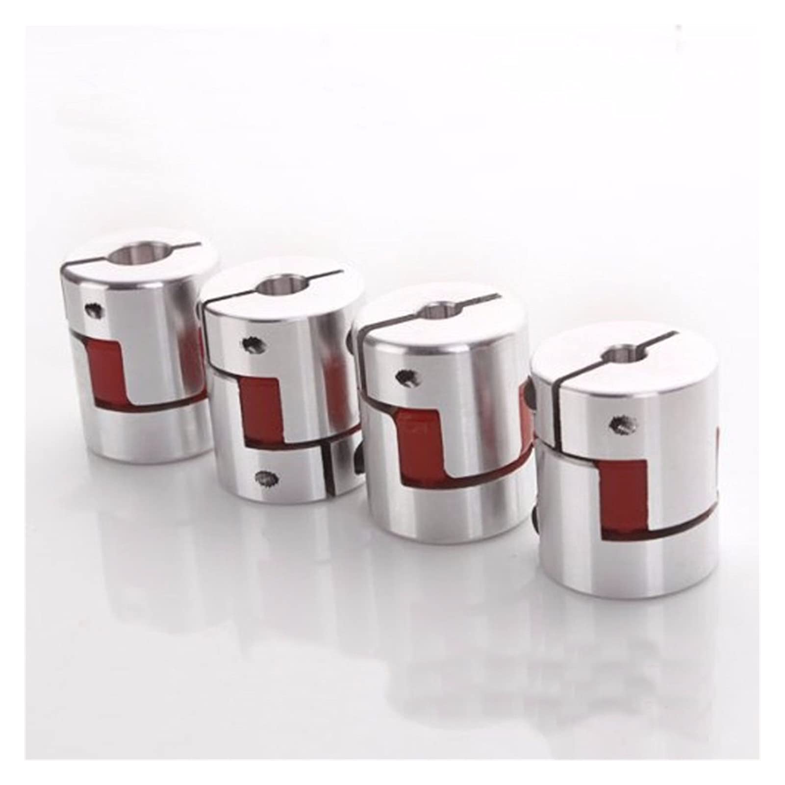 YFCDZVBH Kuppler 4pcs Aluminium Flexible Wellenkupplung D20 L25 5x5mm for Motorstecker 5mm bis 5mm