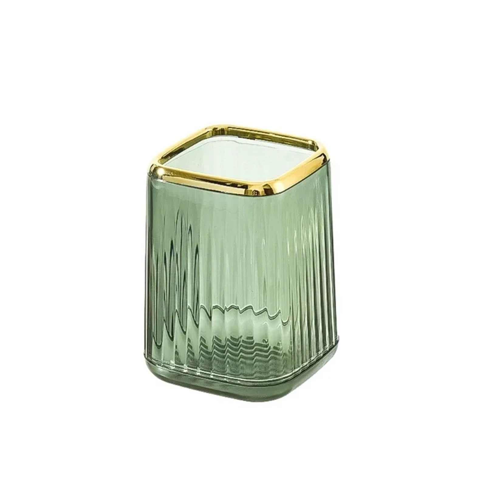 DHYUACN Pen Holder Pen Holder Large Capacity Pencil Pot Makeup Brush Storage Container Box Plastic Stationery Desk Organizer Desk Pen Holder(Green)