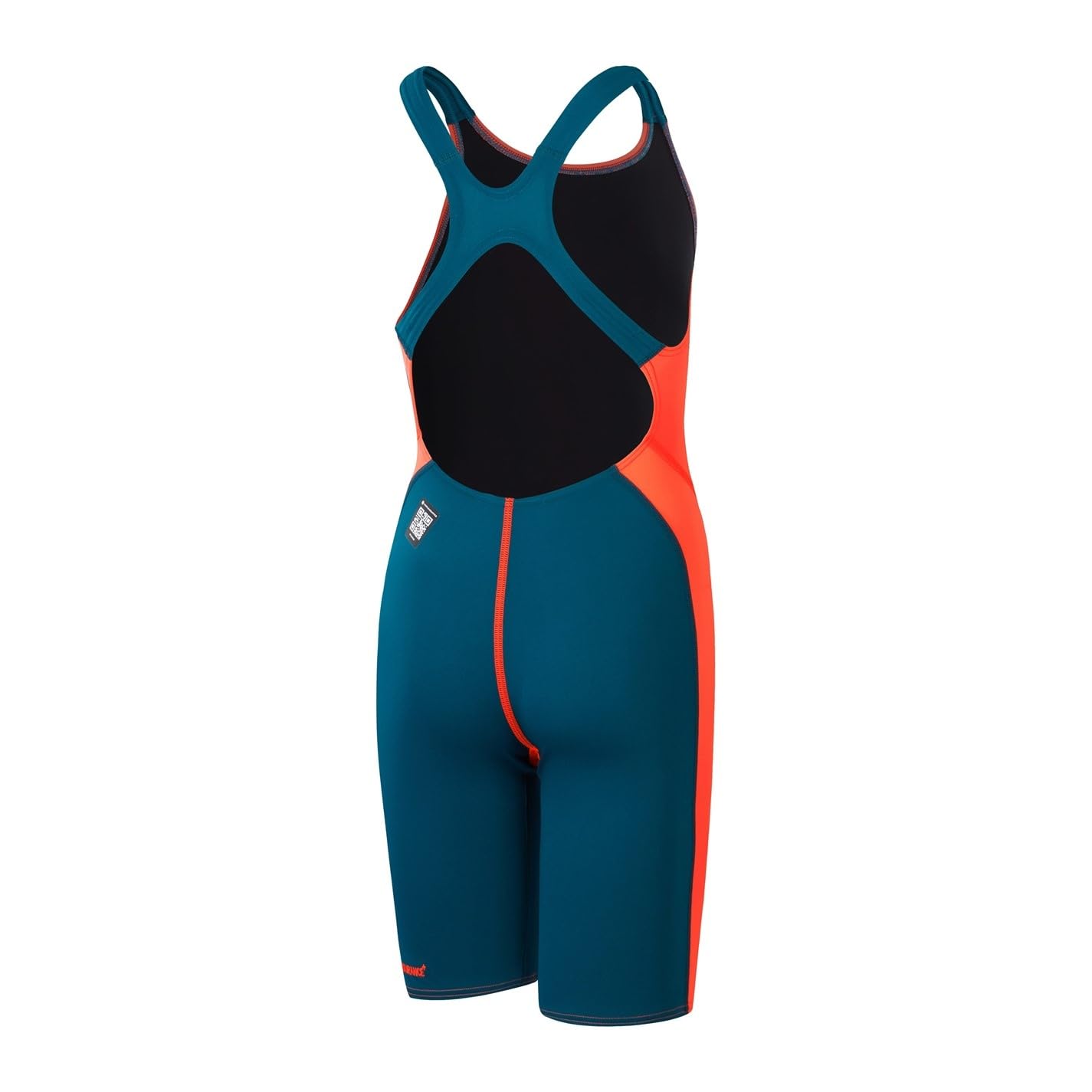 Speedo Fastskin Junior Endurance+ Max Kniehaut-Badeanzug für Mädchen, Rot / Blau