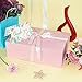 YINUOYOUJIA Large Gift Boxes14x9x4.5 Inch,Pink Box with Magnetic Closure Lid,Ribbon and Card,Present Box for Birthady Valentine's Day Mother's Day Christmas Anniversary.
