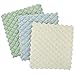 Envision Home 3-Pack Microfiber Quilted Kitchen Dish Cloths, 6-1/2 by 7-1/2-Inch
