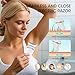 Zesuti Epilators Hair Removal for Women-2 in 1 Eletctric Razors for Women,Dual Head Bikini Trimmer for Pubic Hair/Lady Facial Razor,Cordless Epilator Body Shaver for Smooth Wet/Dry Shaving,Led Light