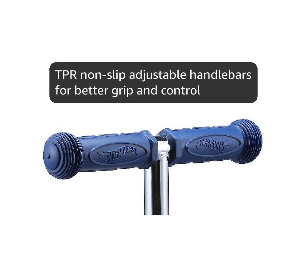 Self Balancing Kick Scooter with Light Up Wheels, Extra Wide Deck, 3 Wheel Platform, Foot Activated Brake, 75 lbs Limit, Kids & Toddlers Girls or Boys, for Ages 3 and Up