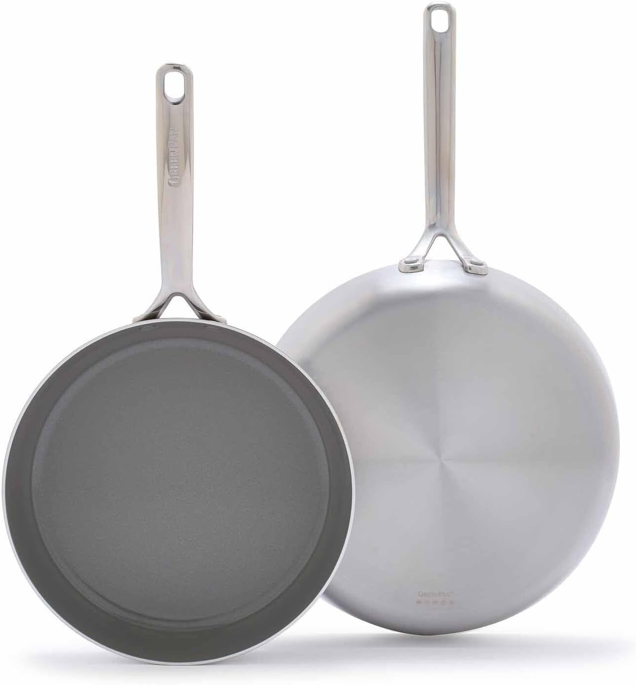 PFAS-Free GreenPan GP5 10” & 12” Ceramic Nonstick Frying Pan Set