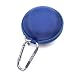 Case Star ® Round Hard EVA Case Bag and Silver Color Climbing Carabiner for JBuds J2 Premium Hi-FI Noise Isolating Earbuds Earphone Headset MP3/MP4 Bluetooth Earbuds and with Mesh Pocket, Zipper Enclosure, and Durable Exterior with Case Star Cost-free Velvet Cell Phone Bag (Round Case - EVA - BLUE + CARABINER)