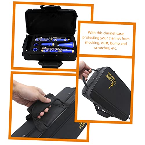 LIGHTAOTAO Box case for clarinet clarinet handbag liner musical instrument clarinet accessories clarinet carrying bag Upholstered clarinet storage bag Storage Box Oxford cloth - Thumbnail 2