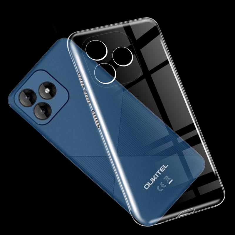 Coque + 2 Verres Trempés MEMELOKA Pour OUKITEL C53 – Transparent Ultra-Mince Anti-Jaune TPU – Protection Complète 9H