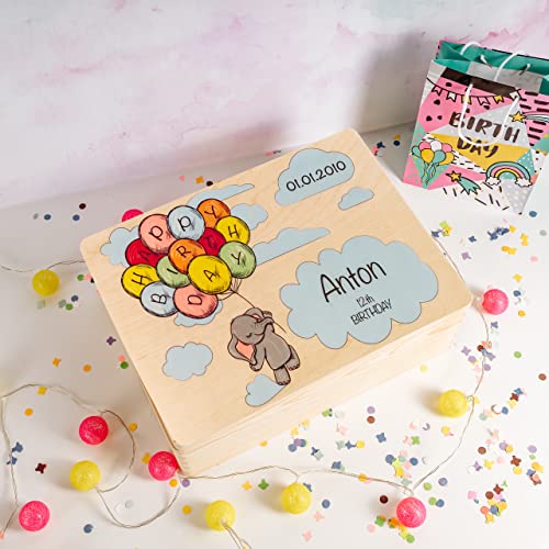 Creative Deco Scatola Ricordi in Legno per Bambini...