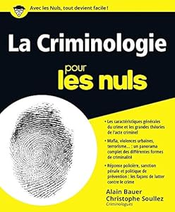 Livres Couvertures de La Criminologie pour les Nuls