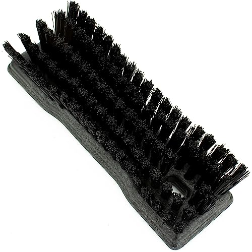 Image of SPARTA 42024EC03 Comfort Grip Plastic Scrub Brush, Hand Brush For Cleaning, 8 Inches, Black, (Pack of 6)