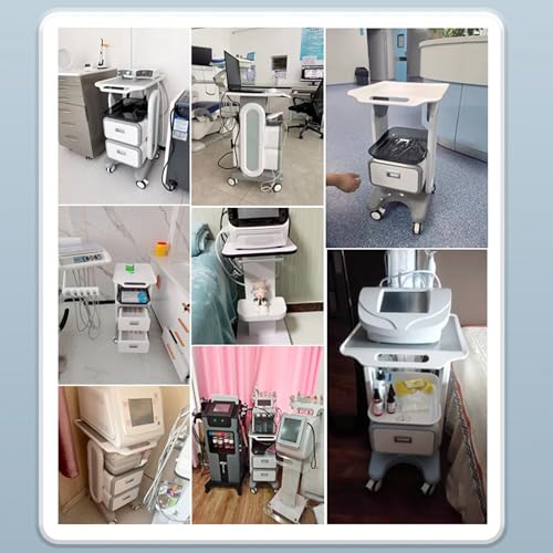 Wózek medyczny z kółkami, wózek na kółkach do szpitali i salonów kosmetycznych, mobilny wózek do przechowywania dla klinik i laboratoriów