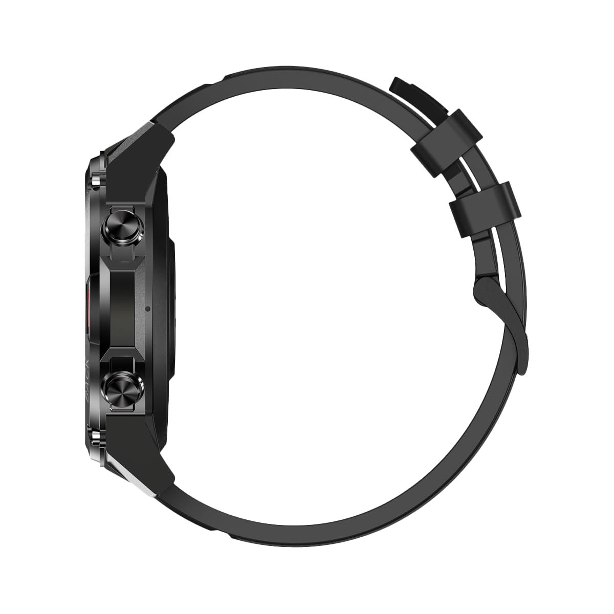 Maxcom - FW63 Cobalt Pro Smartwatch – zegarek fitness i sportowy – dla mężczyzn – wodoodporny – z monitorowaniem ciśnienia krwi, tętna i snu – wytrzymały – bardzo mocny akumulator – okrągły – z gumową