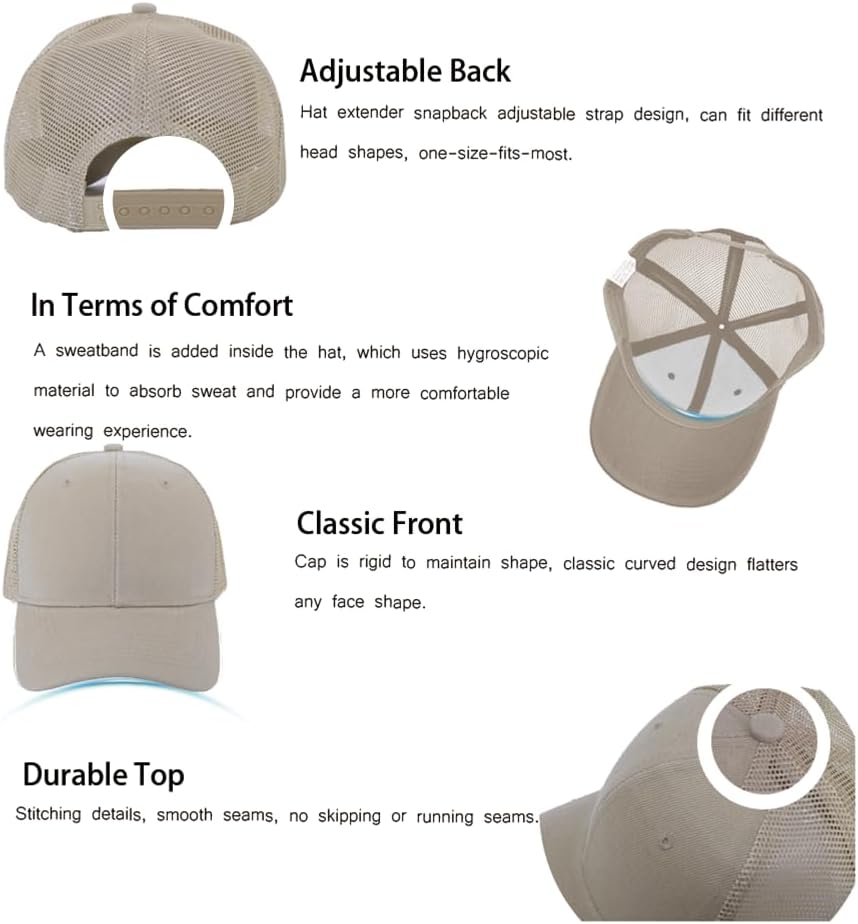 ZH 12 Pack Mesh Trucker Hats, Bulk Baseball Caps for Men and Women, Trucker Cap Wholesale