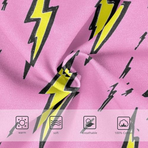 Wusikd Yellow Lightning Bolts Boys' Underwear Cotton Boys Briefs Soft Toddler Underwear 2T3