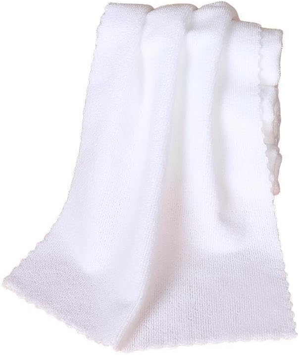 White Towel, Thickened Absorbent Microfiber Square Towel, not Easy to shed, Perfect for a Refined Travel Experience 13.7 * 29.5in