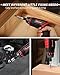 AVID POWER Electric Screwdriver Set Rechargeable 4V Cordless Screwdriver Kit with 44pcs Accessories, 5.65Nm Screw Gun, 5+1 Torque Setting, 2 Position Handle with LED Light