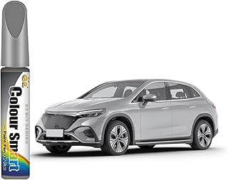Car Touch-Up Paint Pen, 2-in-1 Lightweight Vehicle Scratch Remover Pen, Quick and Easy Automotive Touchup Repair Fill Paint Accessories, Universal for SUV, Sedan, Truck (Silver)