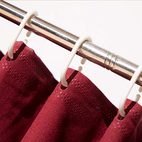 Scmty Princess 4 Corner Post Bed Canopy & Cute Mosquito Net For Girls Bed Adult Bedroom Kids Rooms ; Curtain Net For Twin/Full/Queen/King Size Bed (Solid-Wine Red, King) #TOP4