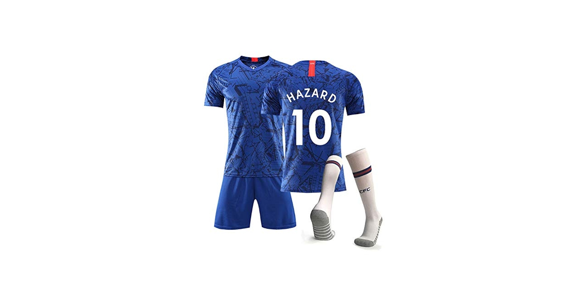Chelsea Football Club# 10 Eden Hazard Football T-Shirt Men's