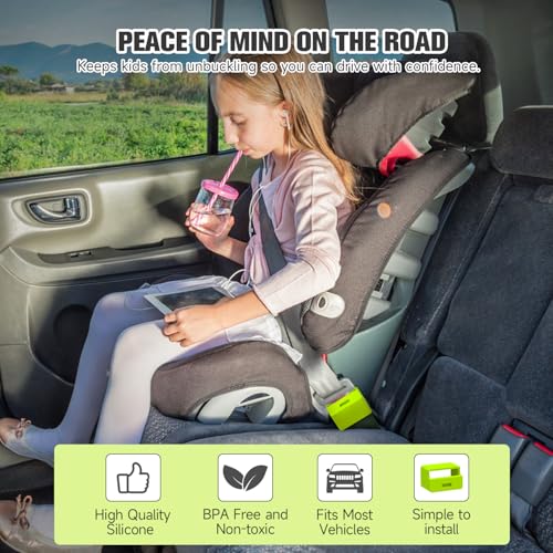 image for MORLIKE LIVING Morlike Silicone Seatbelt Secure Buckle Safety Cover Lo