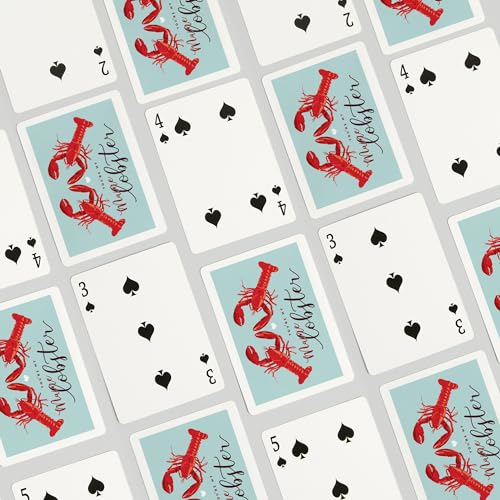Lantern Press Maine Lobster Baraja de 52 cartas poker miniatura 4