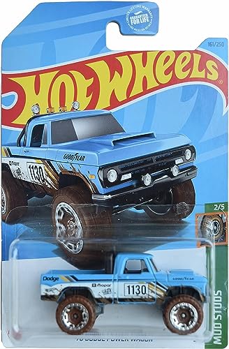 Hot Wheels Dodge Power Wagon 1970 Azul miniatura 1