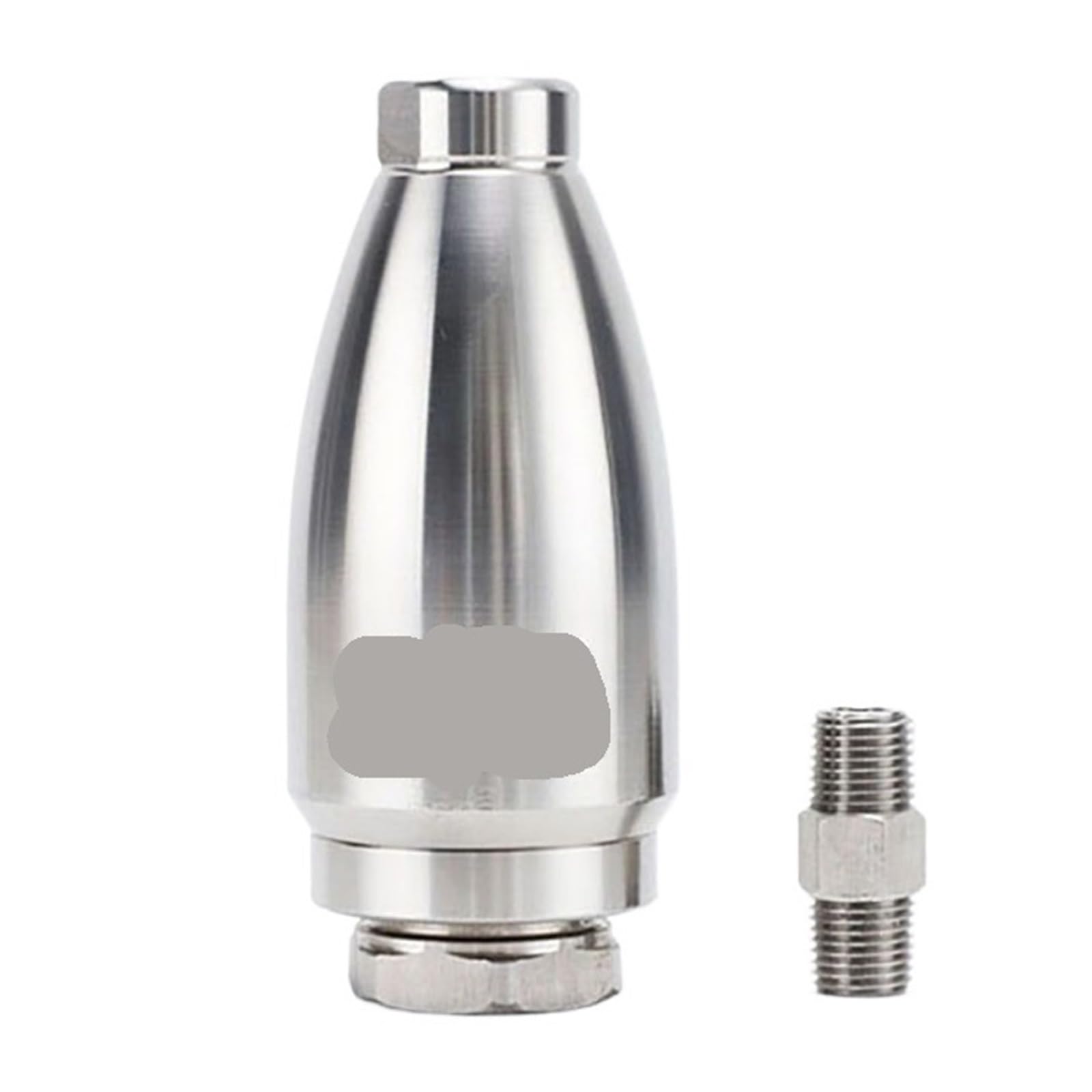 Ugello Turbo in Acciaio Inossidabile ad altissima Pressione da 500 Bar 7350 psi Ugello Rotante a 360° for idropulitrice(2pcs Repair Kit)