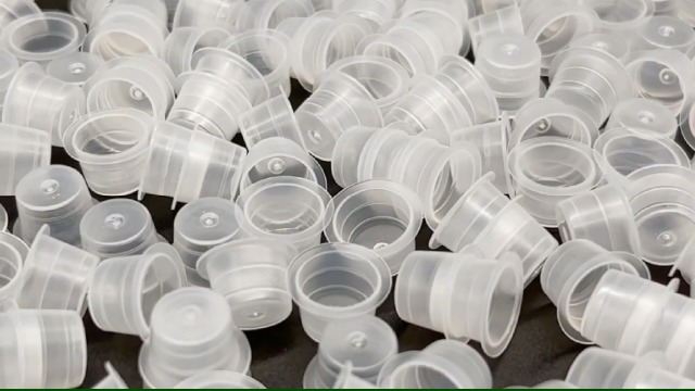 1000 Stück Tattoo Tintenkappen 13 Mm – Einweg-Behälter Für Pigmente, Wimpernkleber, Transparent
