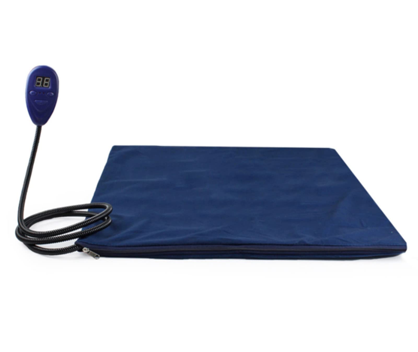 30W Heizmatt Haustier Heizkissen Wasserdichte Wärmematte Wärmer Beheizte Heizpaltte Heizdecke Mit 7 Temperaturstufen Zwischen 77-131℉ Mit Anti-Bite Schnur Für Hunde Und Katzen(50 * 50cm)
