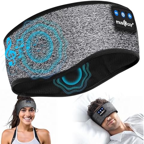MUSICOZY Bluetooth Sleep Headphones Headband Cover