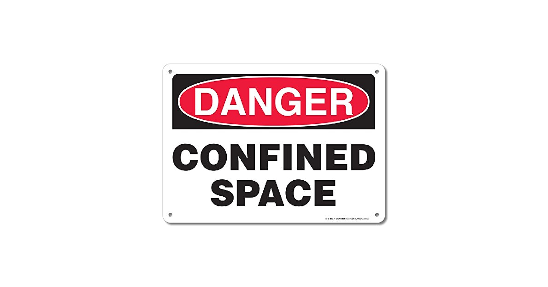 USA WARNING看板 Gemplers Plastic WPS Bilingual Warning Sign