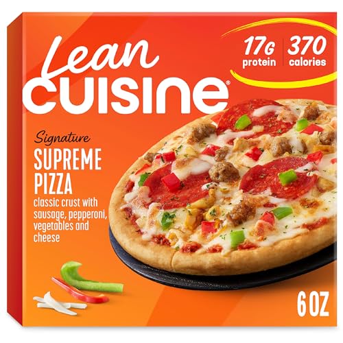 Image of Lean Cuisine Signature Supreme Pizza, Personal Pizza, Frozen Lunch Or Dinner, Individual Meals 6 oz