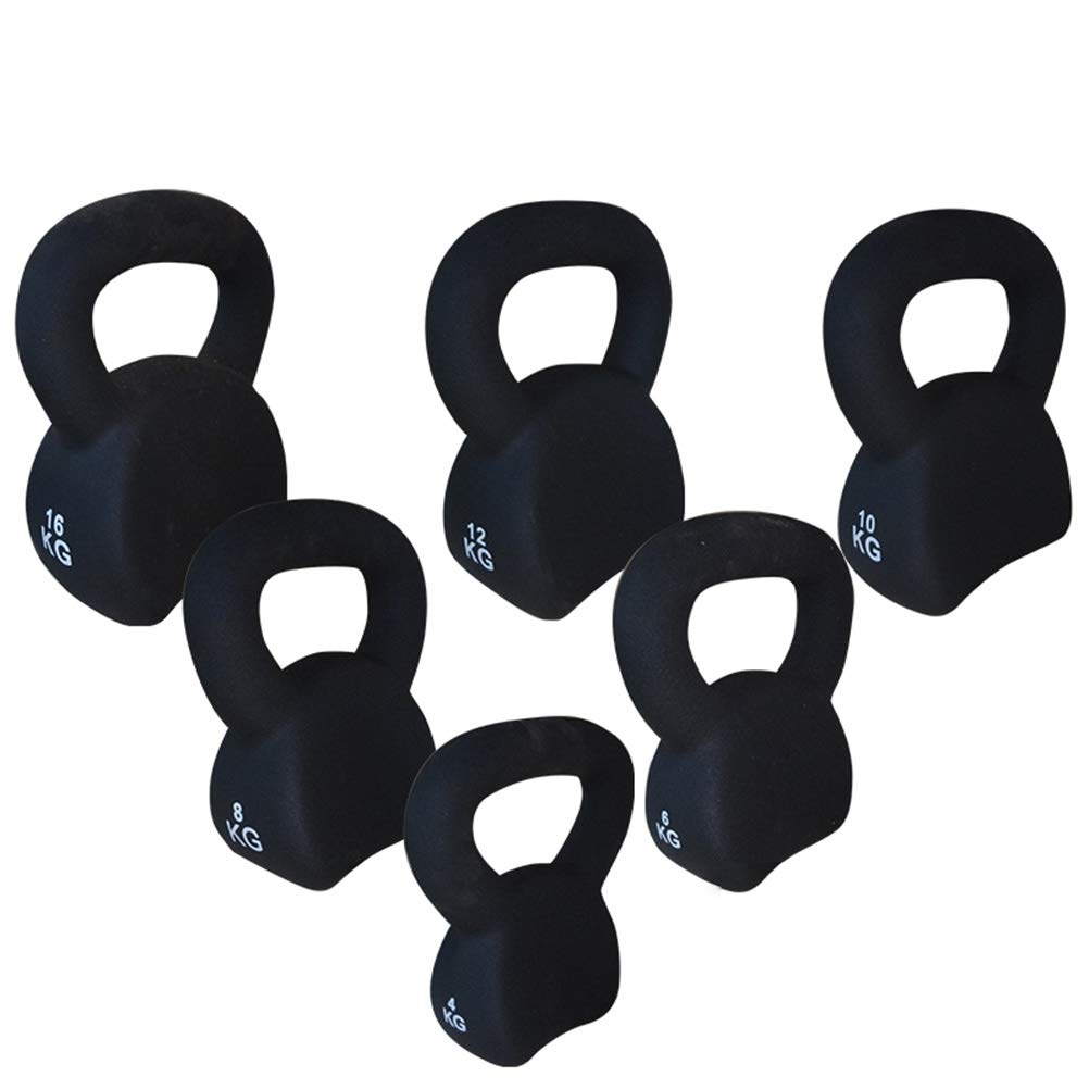 Kettlebell AGYH Soft-Touch, Attrezzatura Portatile per L'allenamento della Forza per Lo Studio di Yoga della Palestra di Casa ， 4kg / 6kg / 8kg / 10kg / 12kg / 16kg (Size : 16kg/35.2lb)