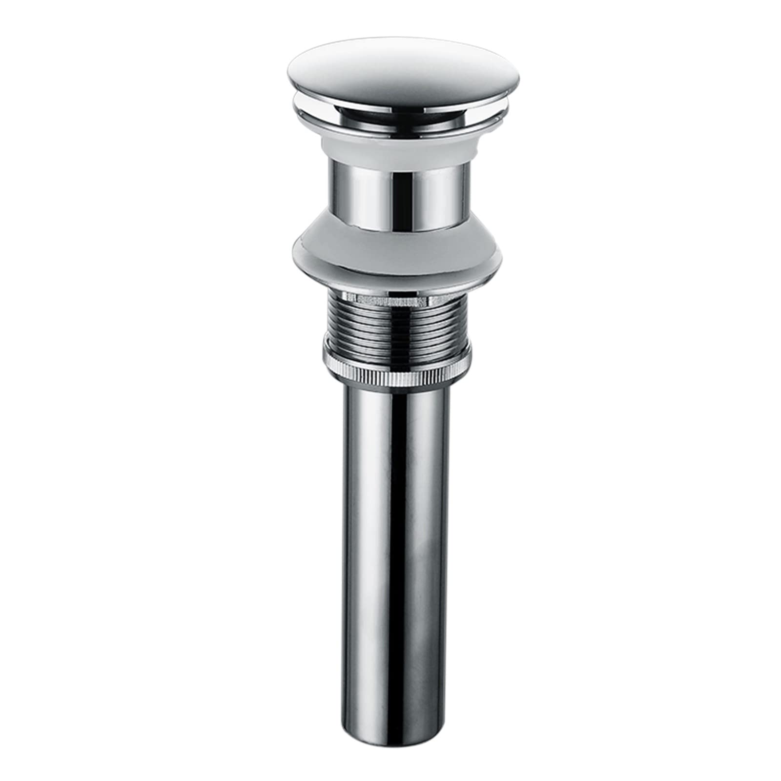 Reemplazo del tapón del lavabo, tapón del lavabo d Tapón de desagüe for lavabo de baño, botón emergente, desagüe sin rebosadero, conjunto de desagüe de lavabo de baño, latón universal for fregadero de