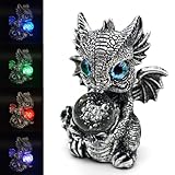 Hmusnwol Dragon Statue Medieval Baby Dragons Collectible Figurine Decorative - Gifts...